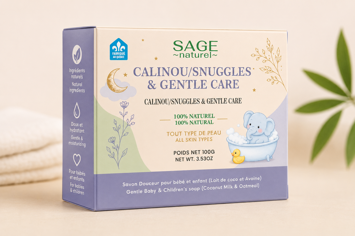 SAVON CALINOU(BÉBÉ ET ENFANT)